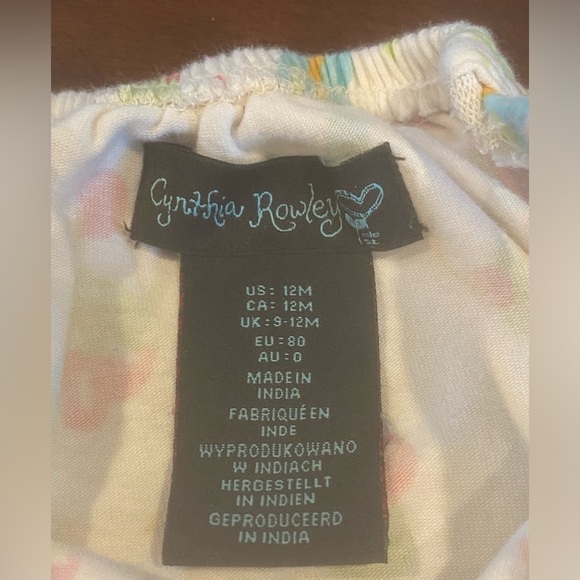 Cynthia Rowley Baby White and Ice Cream Sundress Size: 9-12M - Picture 5 of 6